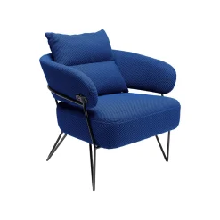 KARE Design Fauteuil Peppo Bleu ^ Fauteuil
