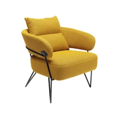 KARE Design Fauteuil Peppo Jaune ^ Fauteuil