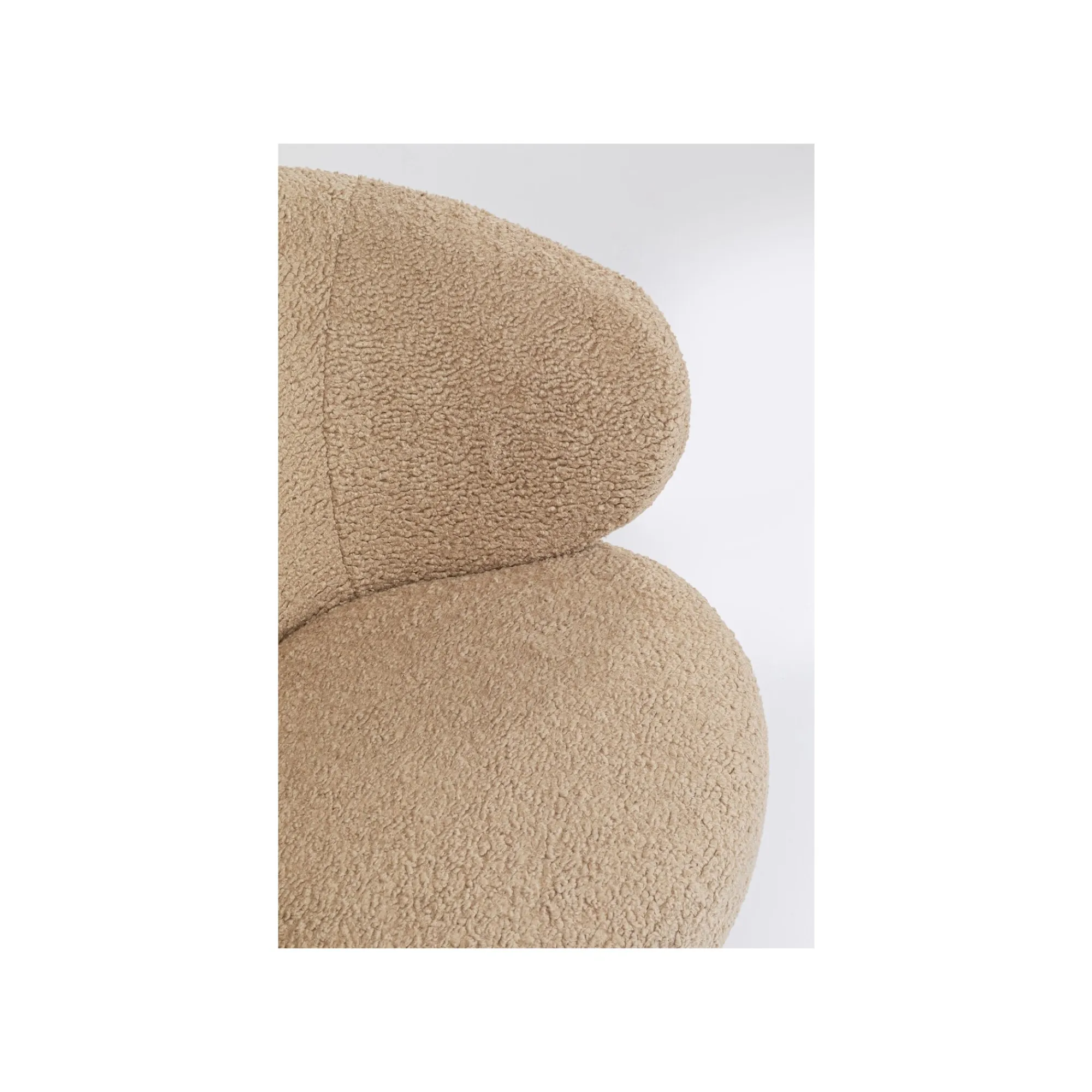 KARE Design Fauteuil Pivotant Carella Taupe ^ Fauteuil
