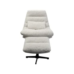 KARE Design Fauteuil Pivotant Et Repose-pieds Columbia ^ Fauteuil