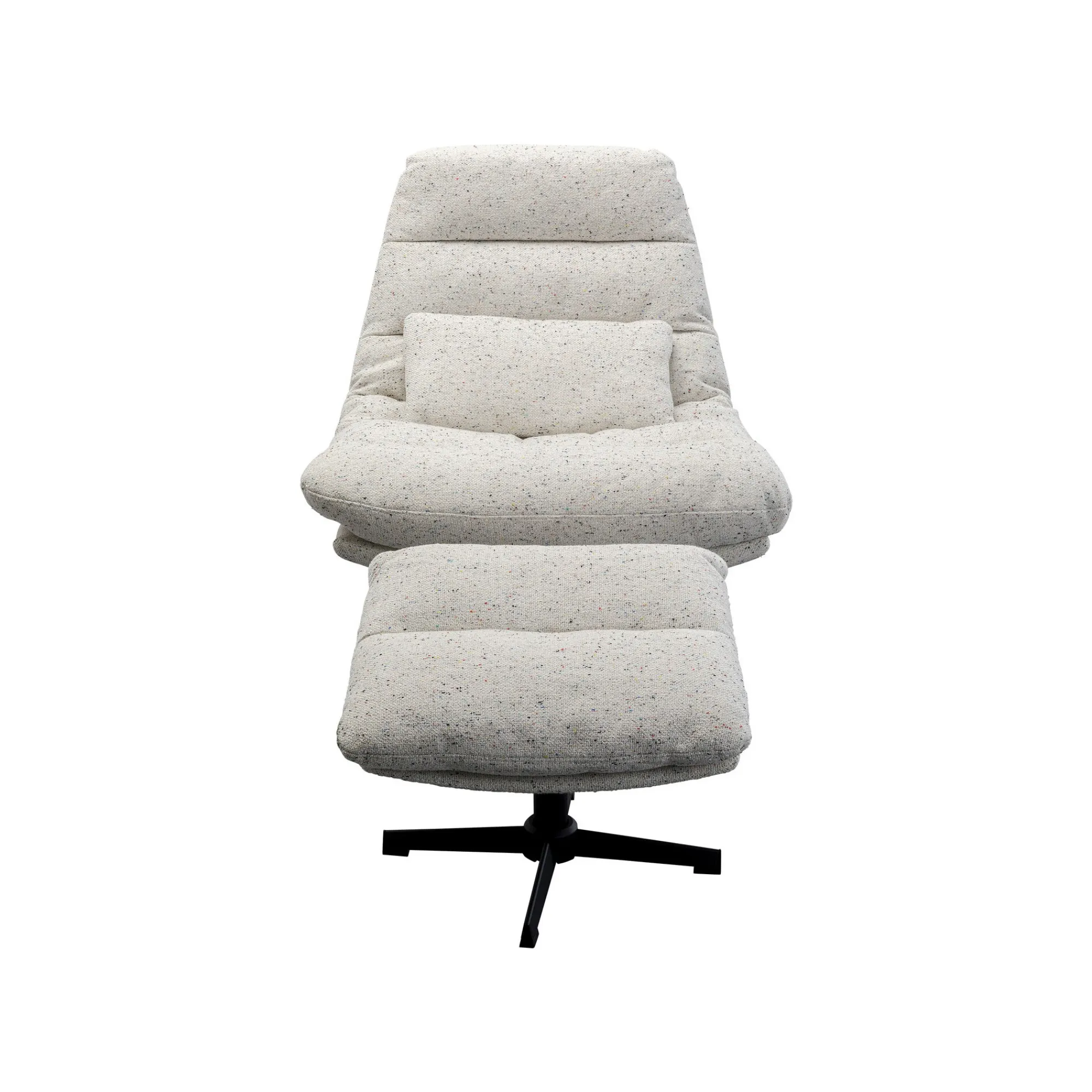 KARE Design Fauteuil Pivotant Et Repose-pieds Columbia ^ Fauteuil