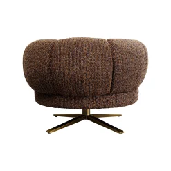 KARE Design Fauteuil Pivotant Janno Marron ^ Fauteuil