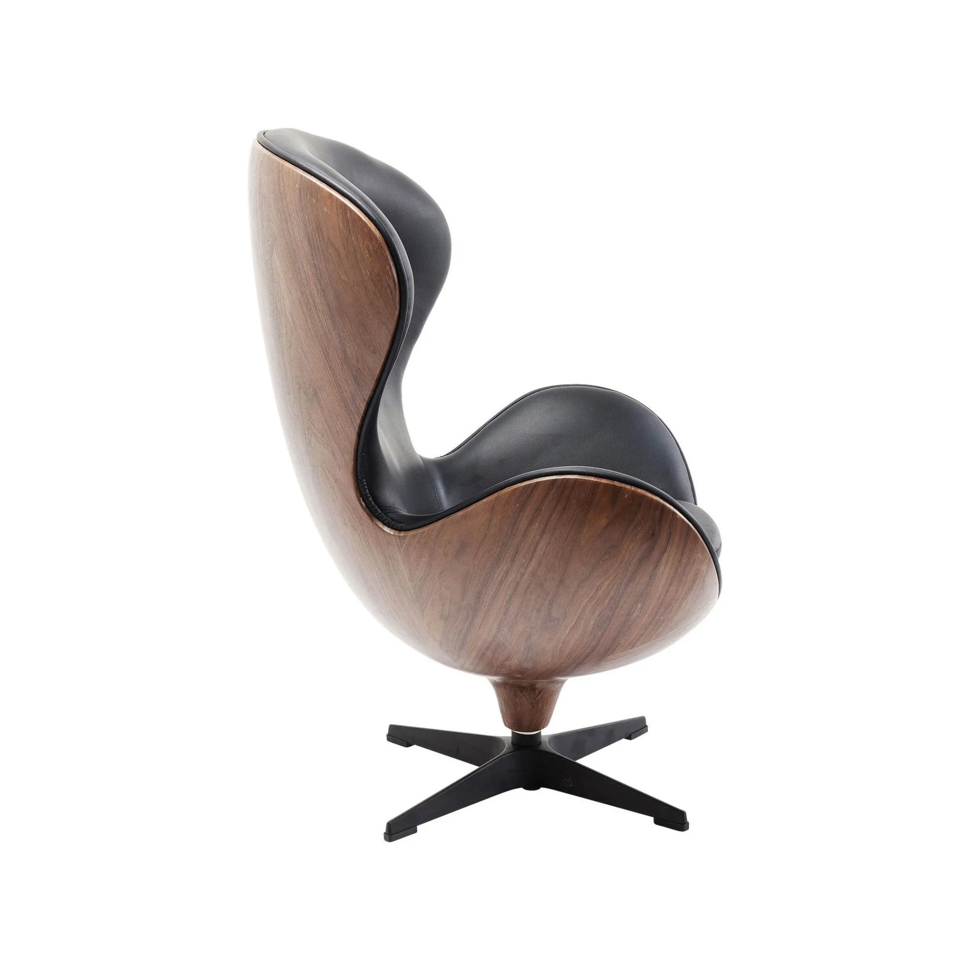 KARE Design Fauteuil Pivotant Lounge Noyer ^ Fauteuil|Chaise De Bureau