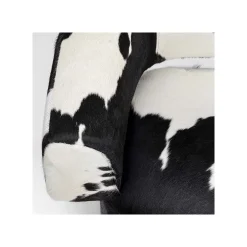 KARE Design Fauteuil Pivotant Maye Noir Et Blanc ^ Fauteuil