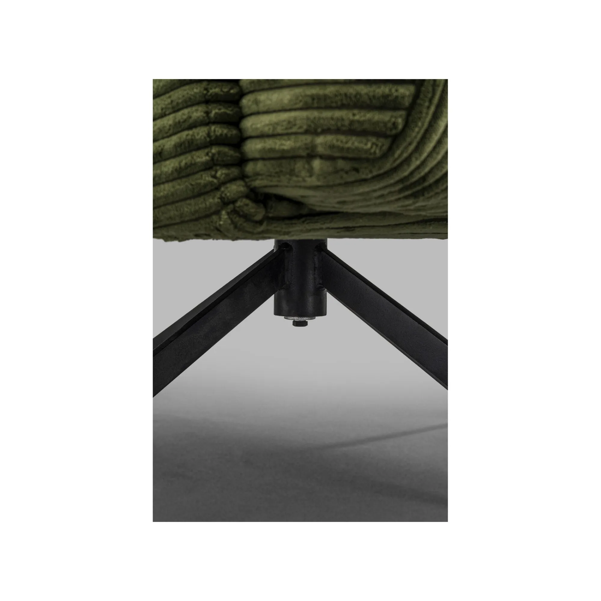 KARE Design Fauteuil Pivotant Milo Velours Vert ^ Fauteuil