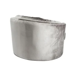 KARE Design Fauteuil Pivotant Music Hall Velours Gris ^ Fauteuil