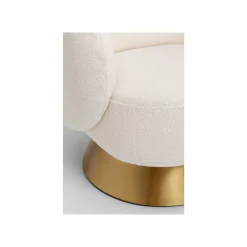 KARE Design Fauteuil Pivotant Orion Crème ^ Fauteuil