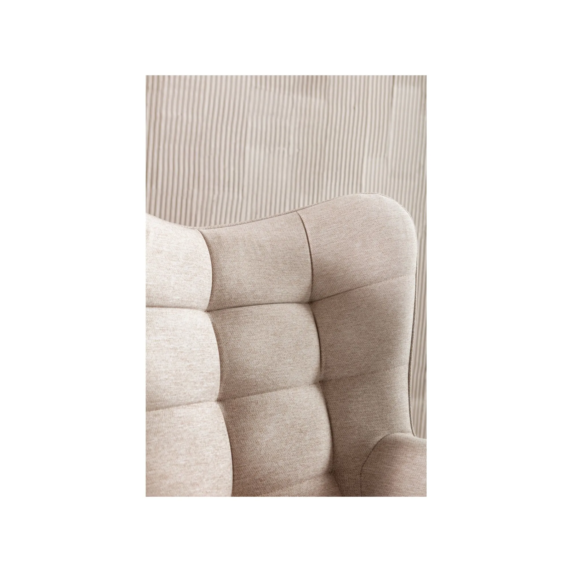 KARE Design Fauteuil Pivotant Oscar Crème ^ Fauteuil|Chaise De Bureau