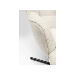 KARE Design Fauteuil Pivotant Oscar Crème ^ Fauteuil|Chaise De Bureau