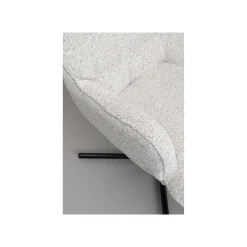 KARE Design Fauteuil Pivotant Oscar Gris ^ Fauteuil