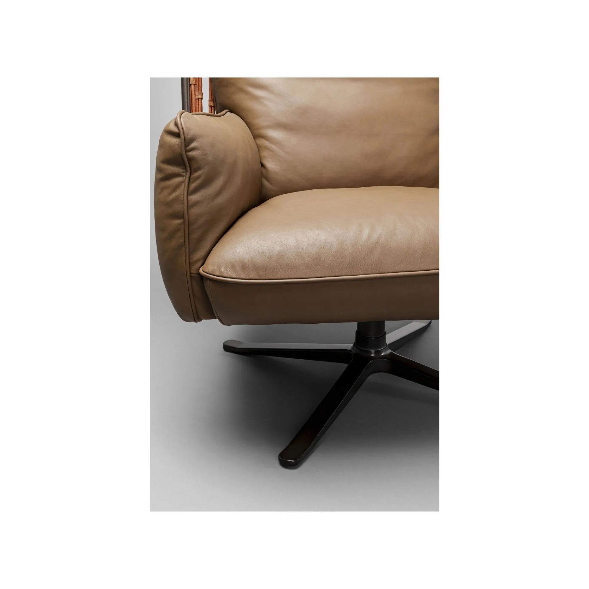 KARE Design Fauteuil Pivotant Paradiso Marron ^ Fauteuil