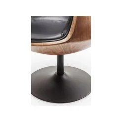KARE Design Fauteuil Pivotant Soft Noyer ^ Fauteuil|Chaise De Bureau