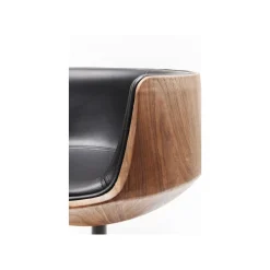KARE Design Fauteuil Pivotant Soft Noyer ^ Fauteuil|Chaise De Bureau