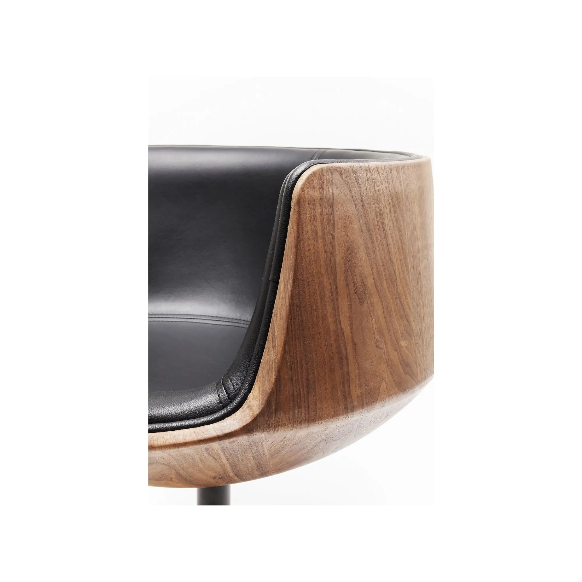 KARE Design Fauteuil Pivotant Soft Noyer ^ Fauteuil|Chaise De Bureau
