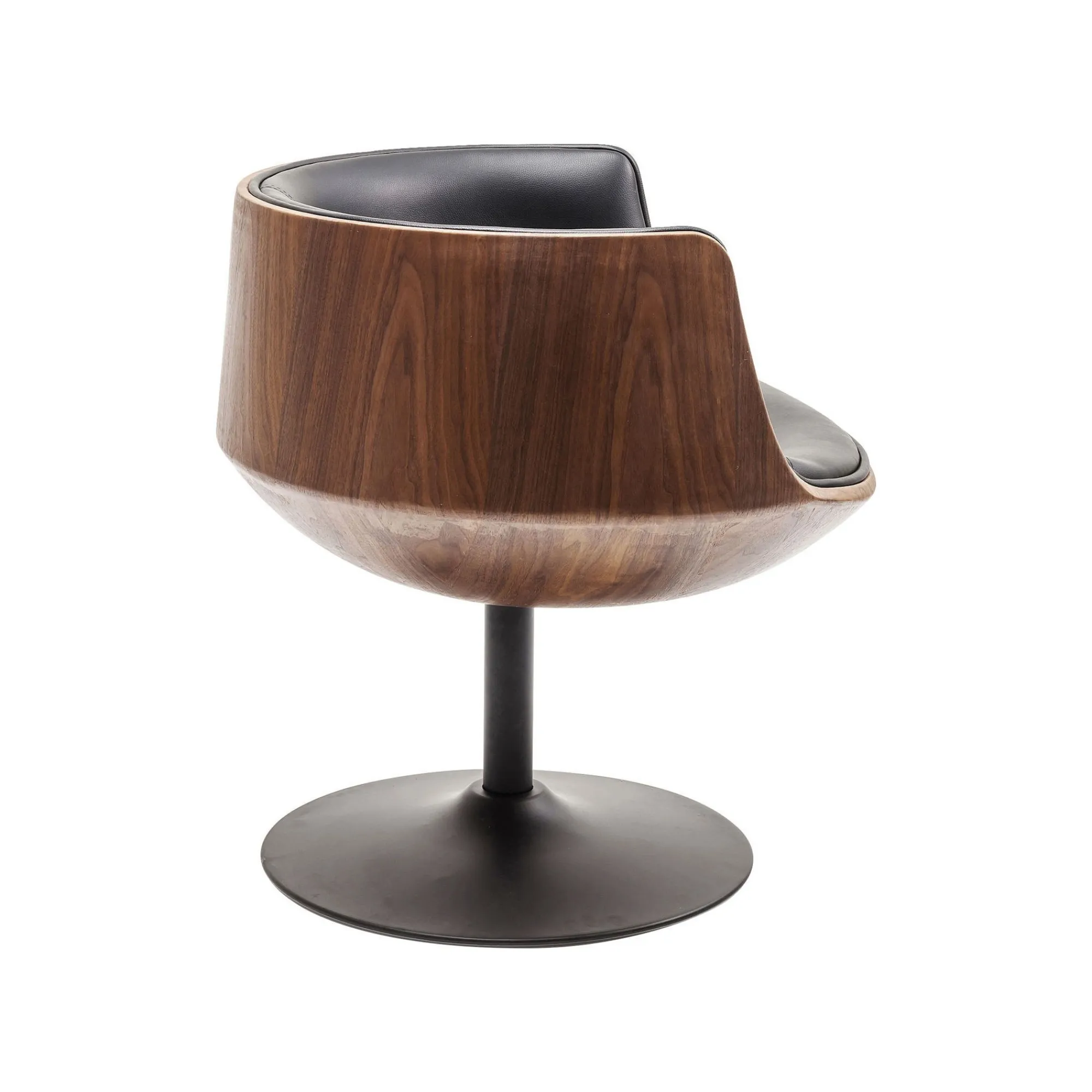 KARE Design Fauteuil Pivotant Soft Noyer ^ Fauteuil|Chaise De Bureau