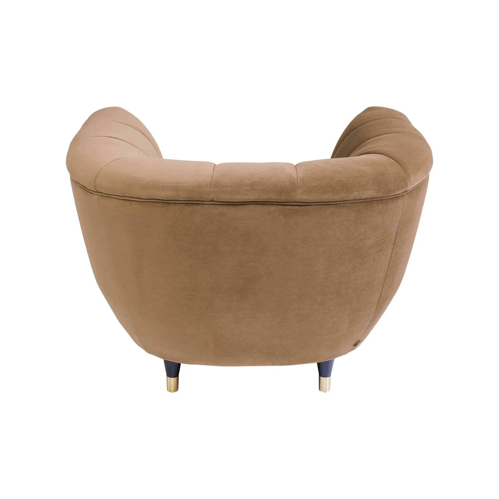 KARE Design Fauteuil Spectra Velours Marron ^ Fauteuil