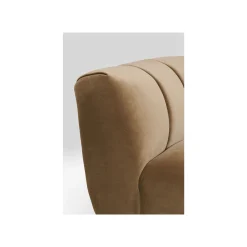 KARE Design Fauteuil Spectra Velours Marron ^ Fauteuil
