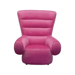 KARE Design Fauteuil Sweep Velours Rose ^ Fauteuil