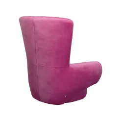 KARE Design Fauteuil Sweep Velours Rose ^ Fauteuil