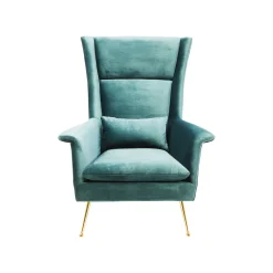 KARE Design Fauteuil Vegas Forever Bleu-vert ^ Fauteuil