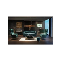 KARE Design Fauteuil Vegas Forever Bleu-vert ^ Fauteuil