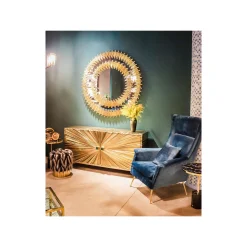 KARE Design Fauteuil Vegas Forever Bleu-vert ^ Fauteuil