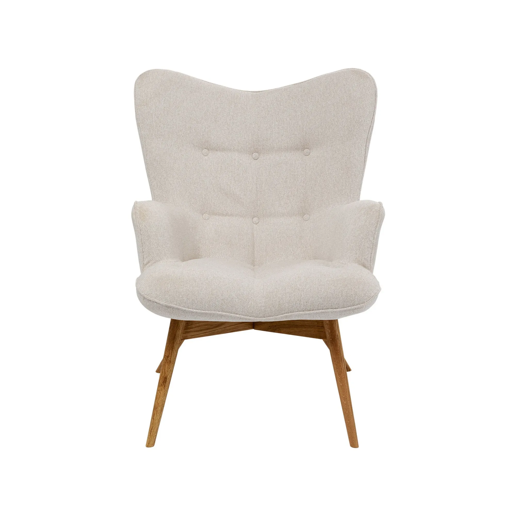 KARE Design Fauteuil Vicky Crème ^ Fauteuil