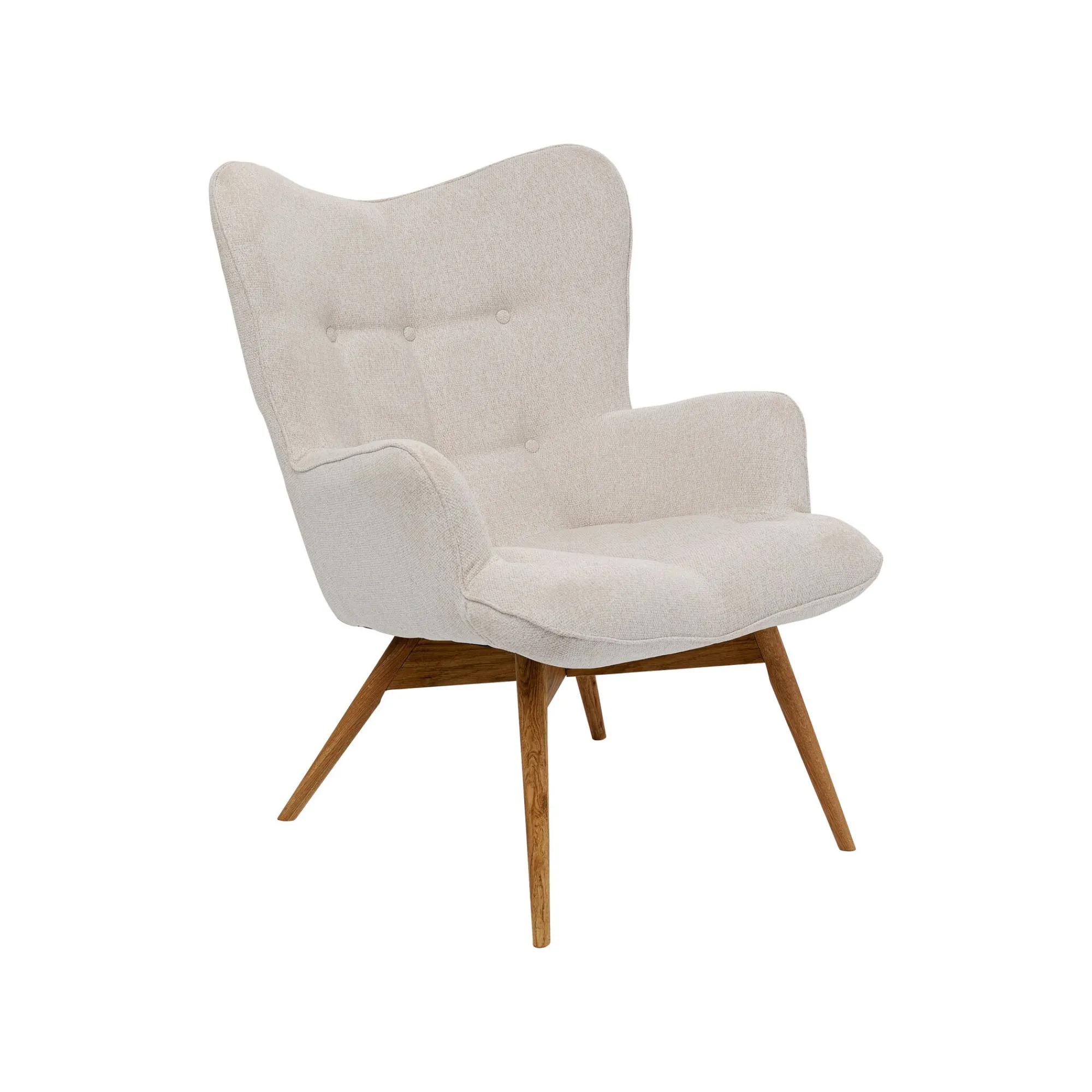 KARE Design Fauteuil Vicky Crème ^ Fauteuil