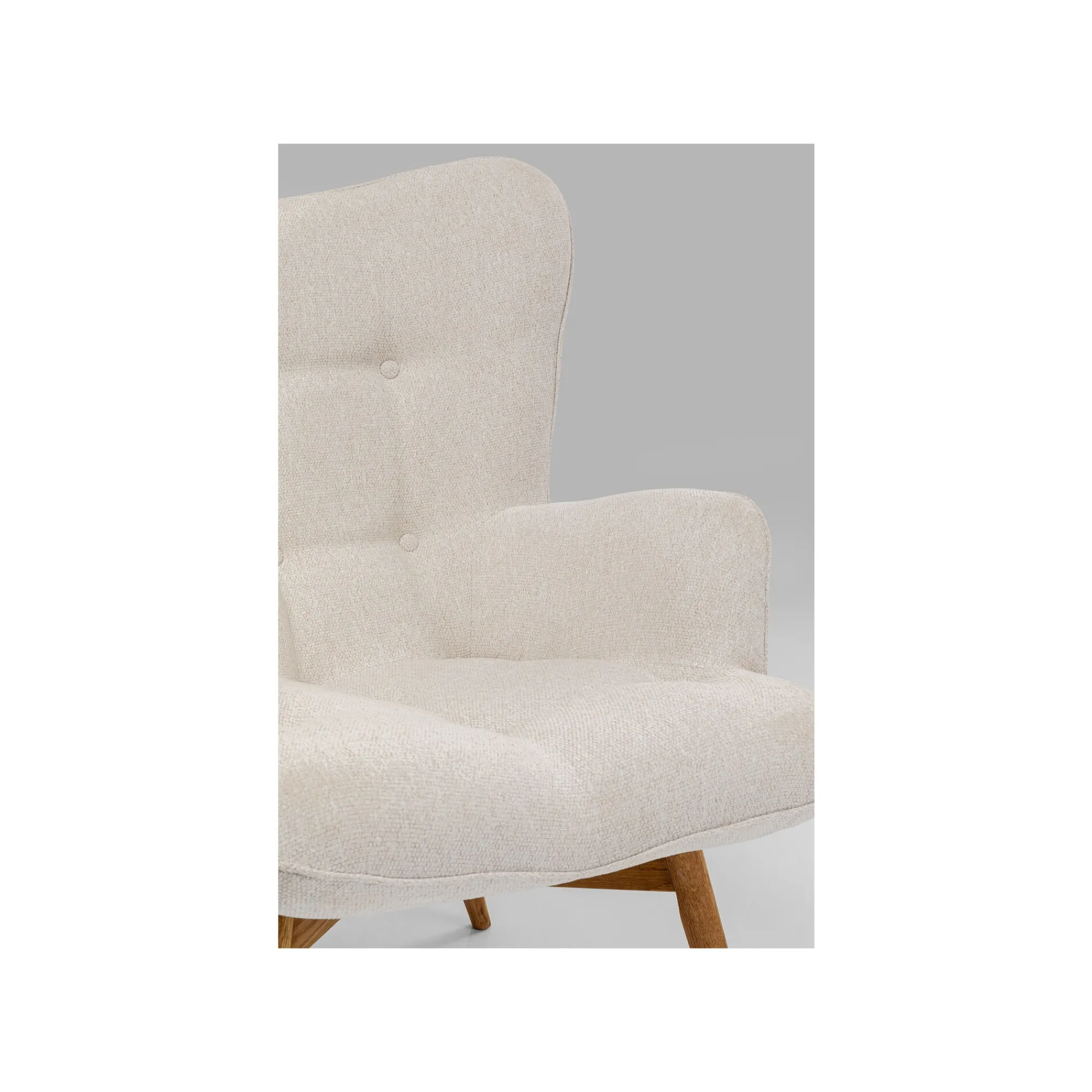 KARE Design Fauteuil Vicky Crème ^ Fauteuil