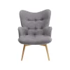 KARE Design Fauteuil Vicky Gris Foncé ^ Fauteuil