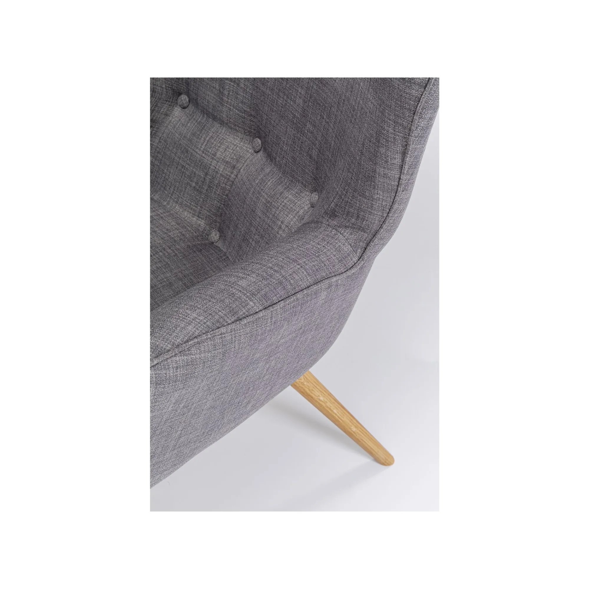 KARE Design Fauteuil Vicky Gris Foncé ^ Fauteuil