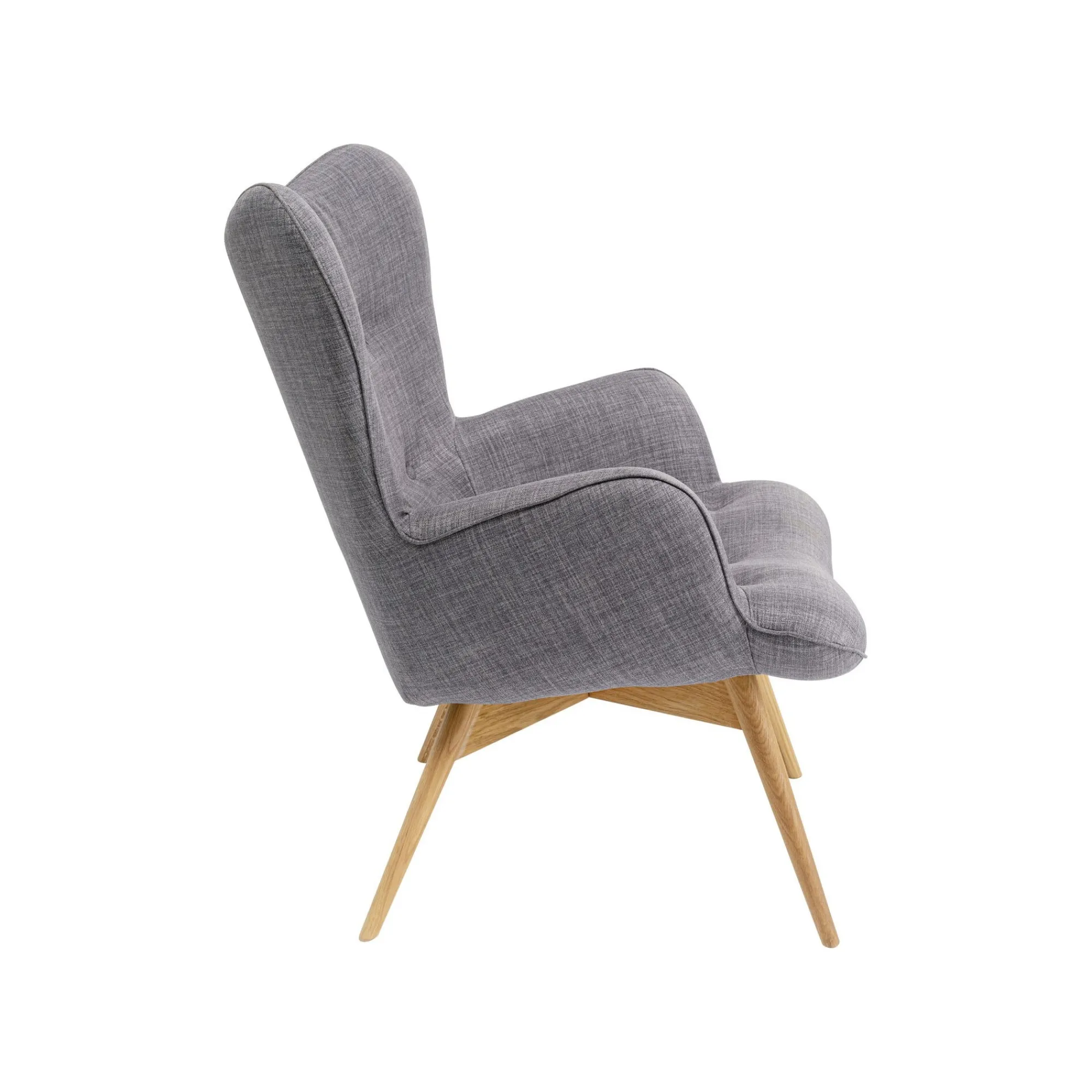 KARE Design Fauteuil Vicky Gris Foncé ^ Fauteuil