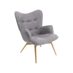 KARE Design Fauteuil Vicky Gris Foncé ^ Fauteuil