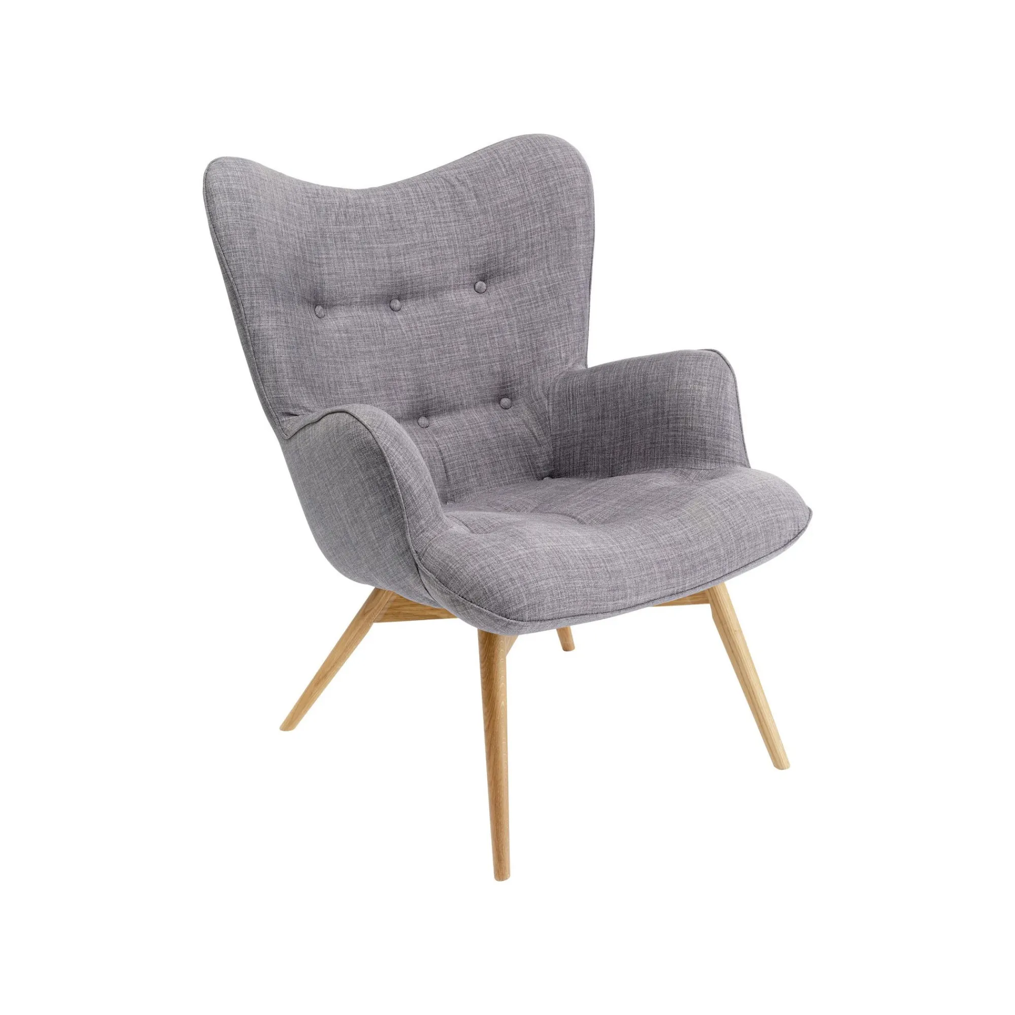 KARE Design Fauteuil Vicky Gris Foncé ^ Fauteuil