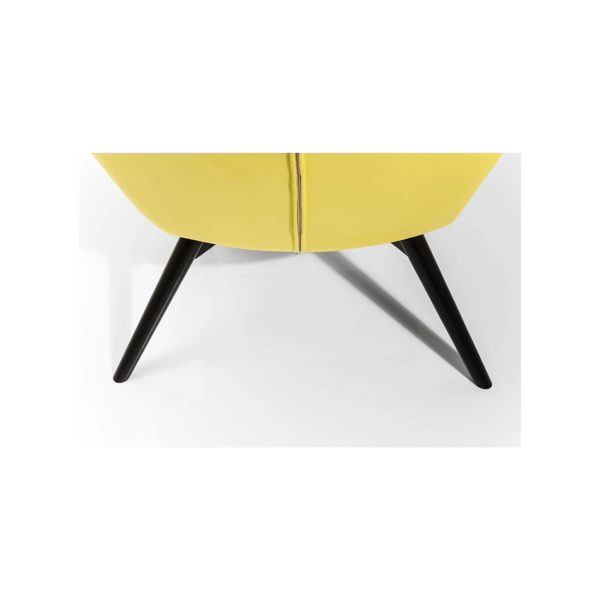 KARE Design Fauteuil Vicky Velours Jaune ^ Fauteuil