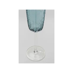 KARE Design Flûtes à Champagne Cascata Bleues Set De 6 ^ Vaisselle