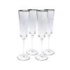 KARE Design Flûtes à Champagne Hommage Set De 4 ^ Vaisselle