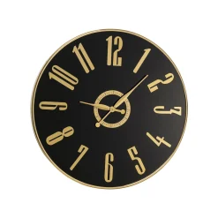 KARE Design Horloge Murale Casino 76cm Noire Et Dorée ^ Horloge