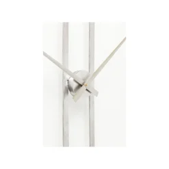 KARE Design Horloge Murale Clip 60cm Argentée ^ Horloge