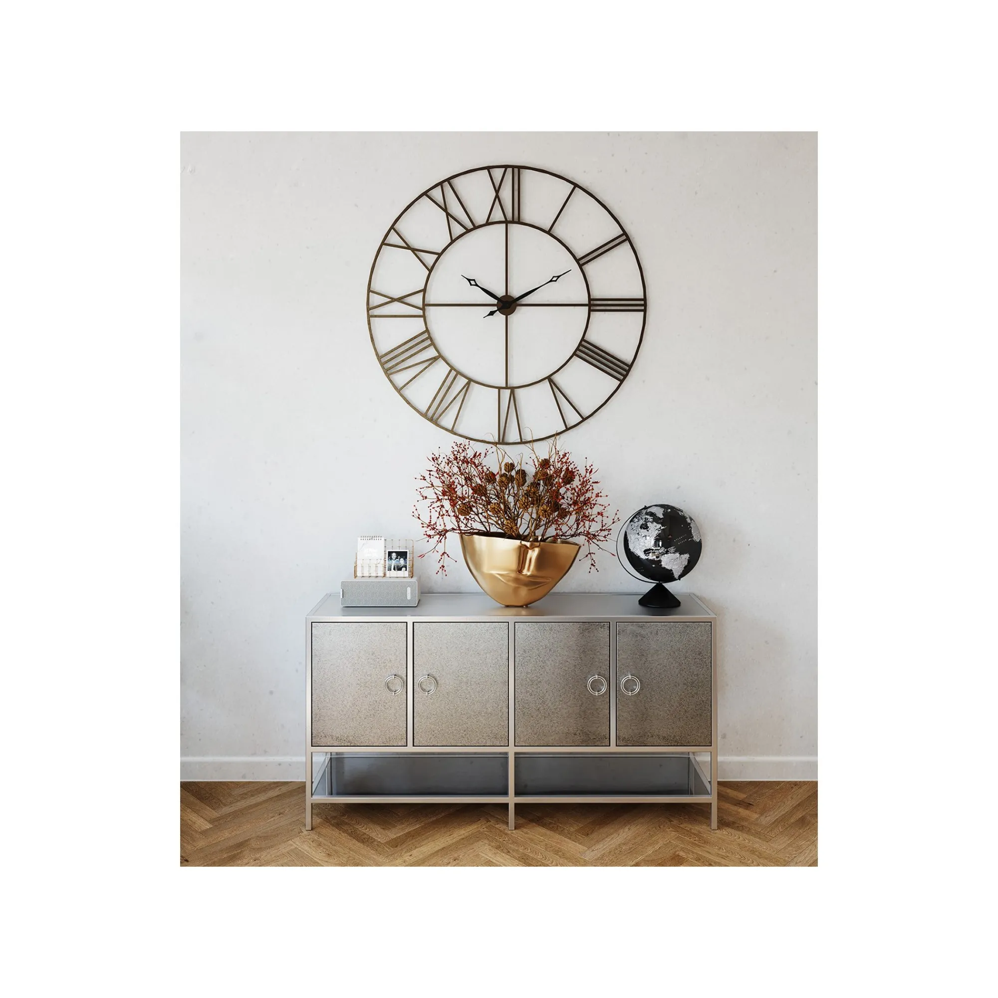 KARE Design Horloge Murale Factory 120cm ^ Horloge