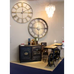 KARE Design Horloge Murale Factory 120cm ^ Horloge
