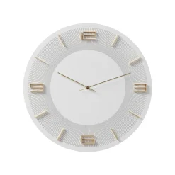 KARE Design Horloge Murale Leonardo Blanche Et Dorée ^ Horloge