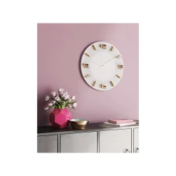 KARE Design Horloge Murale Leonardo Blanche Et Dorée ^ Horloge