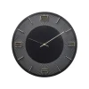 KARE Design Horloge Murale Leonardo Noire Et Dorée ^ Horloge