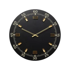 KARE Design Horloge Murale Milk Bar Noire 60cm ^ Horloge