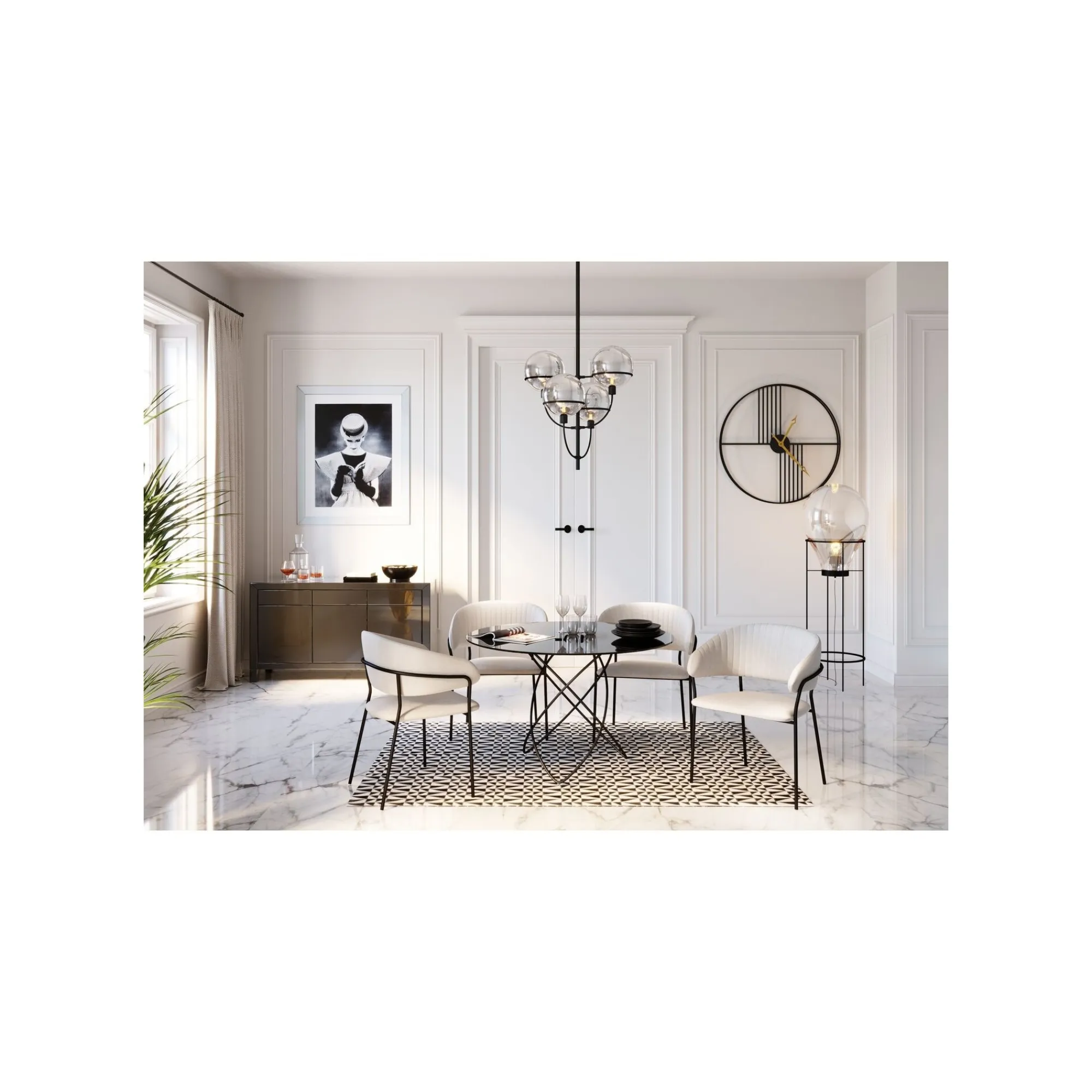 KARE Design Horloge Murale Strings 60cm ^ Horloge