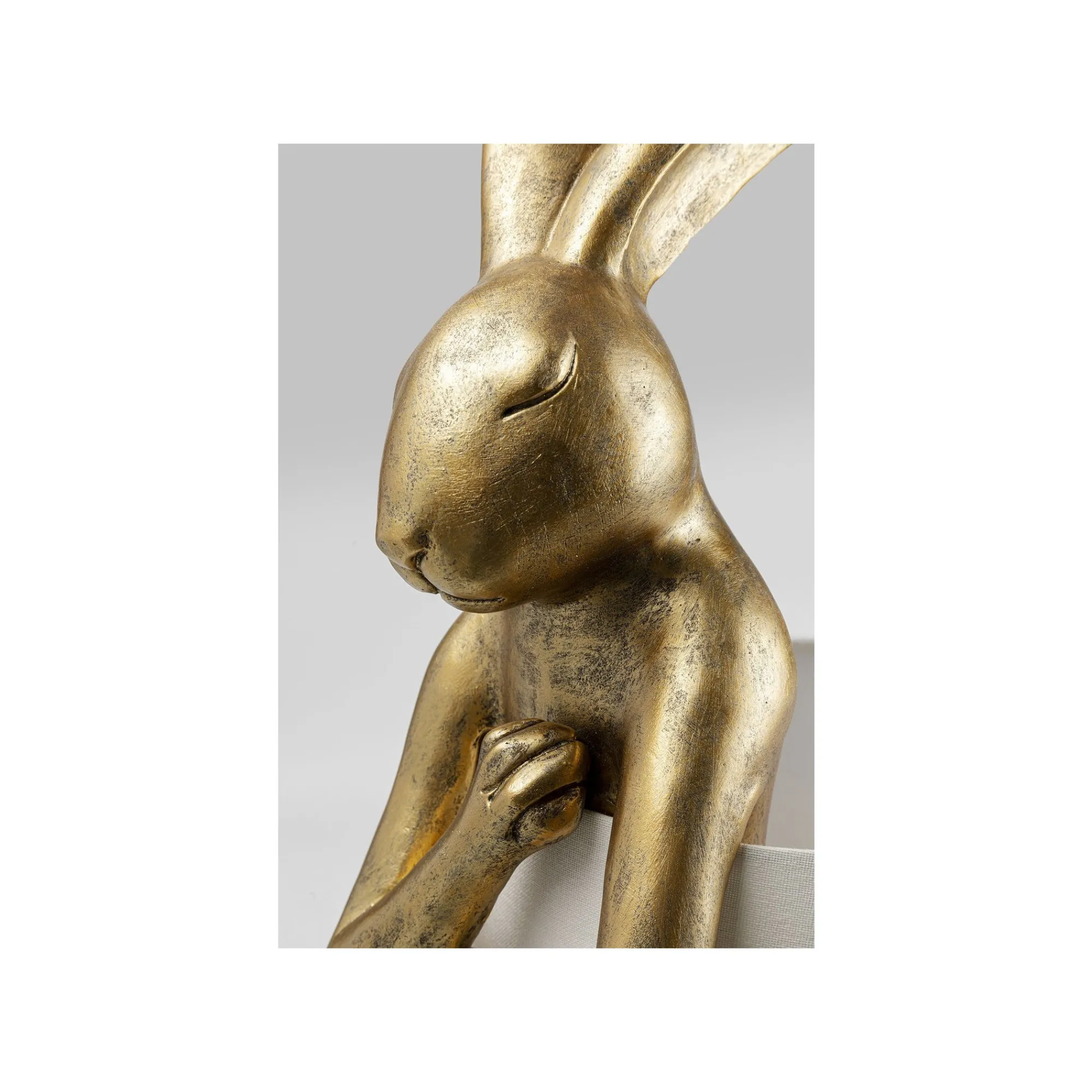 KARE Design Lampadaire Animal Lapin Doré 88cm ^ Lampadaire