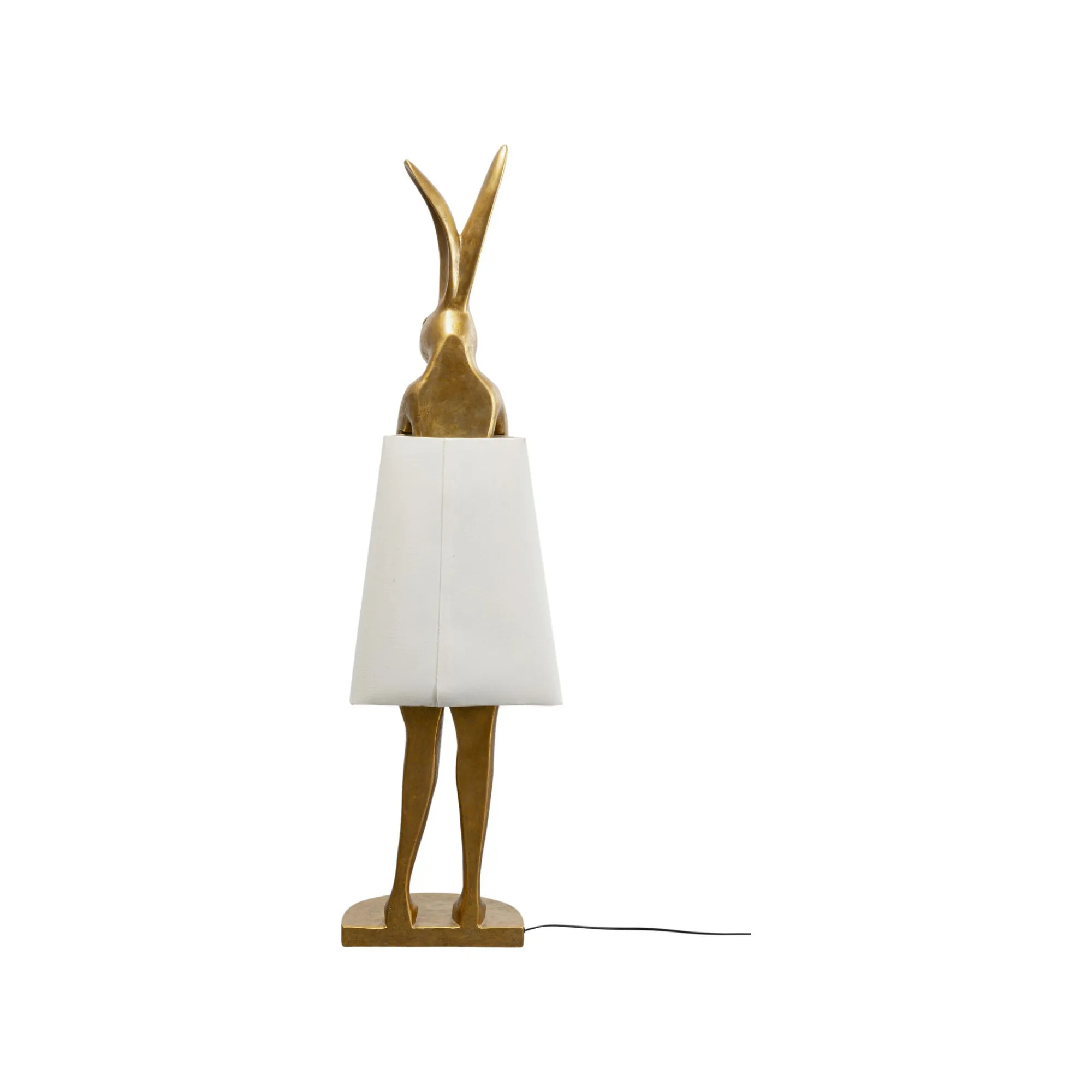 KARE Design Lampadaire Animal Lapin Doré 150cm ^ Lampadaire