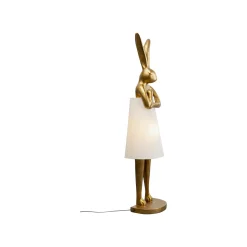 KARE Design Lampadaire Animal Lapin Doré 150cm ^ Lampadaire