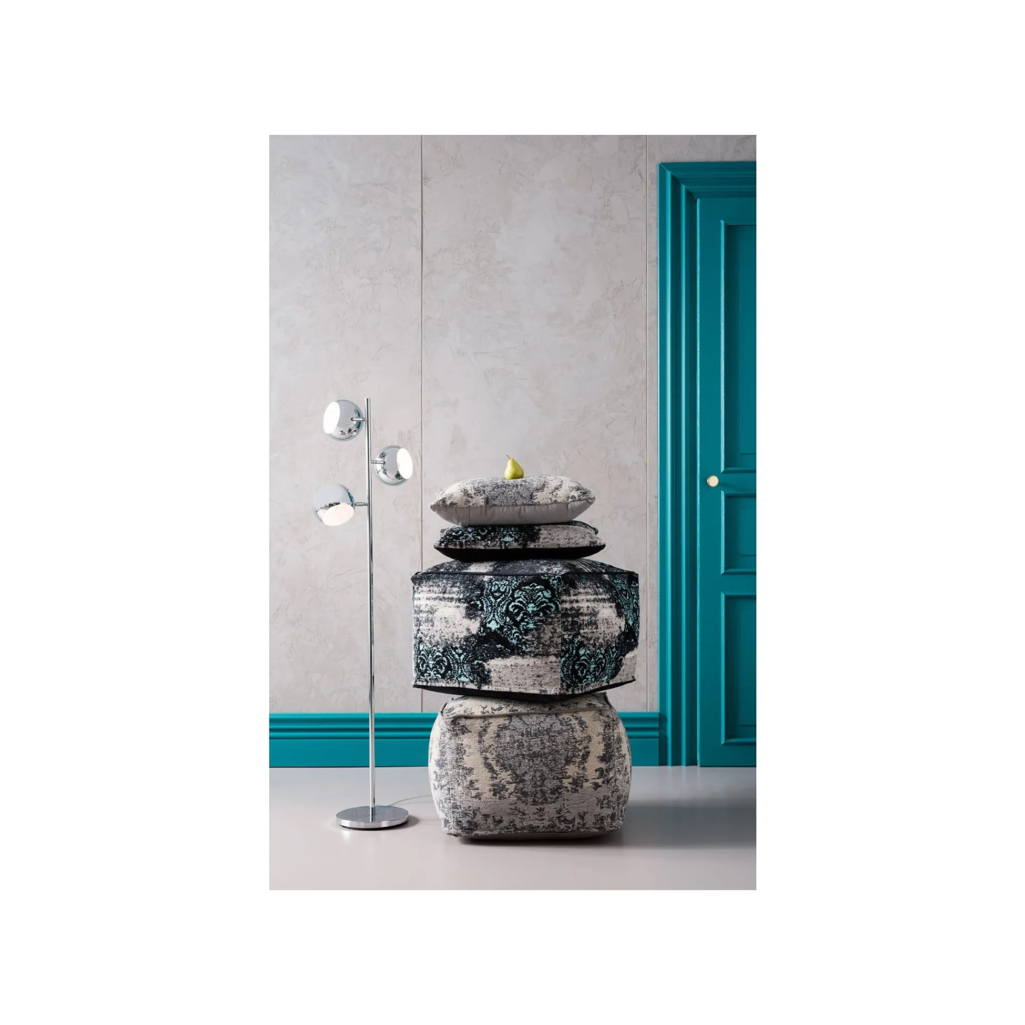 KARE Design Lampadaire Calotta 151cm Chromé ^ Lampadaire